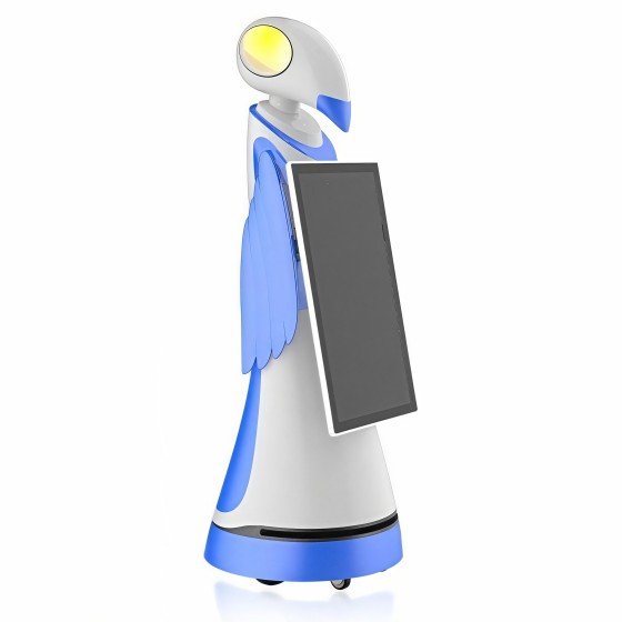 Intelligent humanoid robot commercial welcome service robot