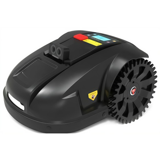 Intelligent robot lawn mower equipped with ultrasonic sensors for obstacle avoidance