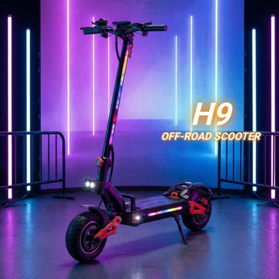 Extreme Off-Road Electric Scooter – 6000W Dual Motor, 11" Tires, Long Range