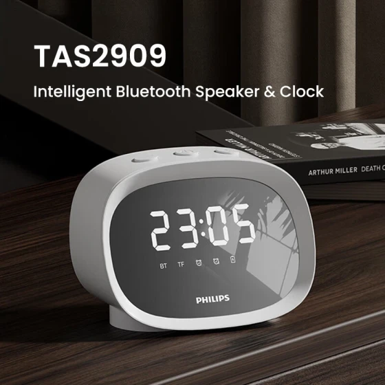 智能电子时钟连接蓝牙扬声器